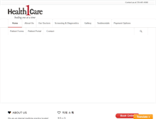 Tablet Screenshot of health1care.org